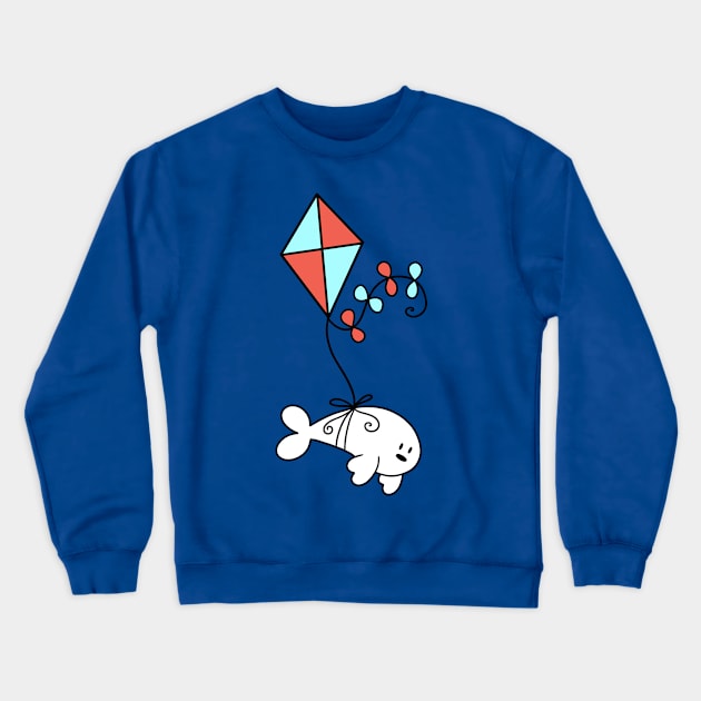 Kite Baby Harp Seal Crewneck Sweatshirt by saradaboru